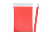 Papir, Fotopapir og Etiketter - Avery Armbånd, rød, Tyvek®, 500 stk. 256x19mm - TYVRD-50