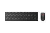 Tastatur - Lenovo Wireless Multi-Mode Pro Combo Keyboard and Mouse 6000-Swedish/Finnish - Tastatur & Mus sæt - Svensk/finsk - Sort - 4X31S04842