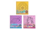Kreativt Legetøj - Grafix Paint by Number Glitter Canvas 9 pcs. - 150116