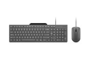 Tastatur - Lenovo 310 - keyboard and mouse set - with phone holder - QWERTY - US English - luna grey Input Device - Tastatur & Mus sæt - Amerikansk engelsk - Grå - GX31R09775