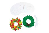 Kreativitet & Hobbyartikler - Colorations - Cardboard Wreaths 24pcs. - CHDYOWRT