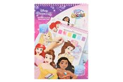 Kreativt Legetøj - Canenco Disney Princess Watercolour Paint Set Book - incl. Brush - DP24355