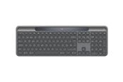 Tastatur - Logitech K980 Signature Slim Solar+ for Business - Tastatur - Schweizisk - Grå - 920-013772