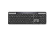Tastatur - Logitech K980 Signature Slim Solar+ for Business - Tastatur - Engelsk - UK - Grå - 920-013778