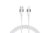 USB kabel - Wozinsky  WSTCL1 Lightning / USB-C PD 27W 1 m Cable - White - 5907769308772