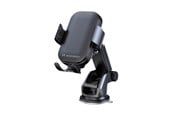 Mobil - Andet Tilbehør - Wozinsky WUMID Phone Holder with Inductive Charger 15W for Car Dashboard - Black - 5907769308857
