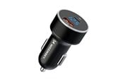 Mobil - Adaptere & Opladere - Wozinsky WDCCAC USB-C USB-A 36W Car Charger - Black - 5907769308505