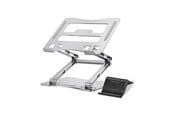 Tablet - Andet Tilbehør - Wozinsky WRS-CPY75DSS Aluminum Laptop and Tablet Stand + Smartphone Stand - Silver - 5907769364631