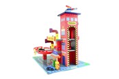 Trælegetøj - Mentari Wooden Garage Red - PW2277