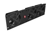 Rack skabe - Lanberg - rack fan panel (vertical) - with three fans - 3U - AK-1506-B