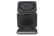 Mobil - Adaptere & Opladere - Audi Big Logo foldable inductive charger 3in1 0 - Grey - 6955250226486