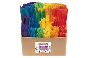 Kreativt Legetøj - Colorations - Colored Wooden Craft Sticks Classroom Pack 1200pcs. - COOLWOOD