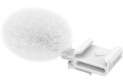 Foto & Videotilbehør - SmallRig Cold Shoe Adapter with Furry Windscreen (white) for Sony ZV series cameras - 4734