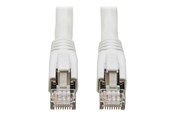 Netværkskabel - Tripp Lite Eaton Series Cat8 25G/40G Certified Snagless Shielded S/FTP Ethernet Cable (RJ45 M/M) PoE White 25 ft. (7.62 m) - Hvid - 7.5m - N272-025-WH