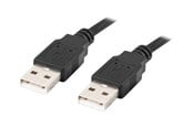 USB kabel - Lanberg - USB cable - USB to USB - 1.8 m - CA-USBA-20CU-0018-BK