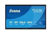 Infoskærme & Digital Skiltning - iiyama ProLite TE7515A-B1AG 75" Class (74.5" viewable) LED-backlit LCD display - 4K - for digital signage / interactive communication - TE7515A-B1AG