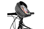 Cykeltilbehør - Wozinsky  Bicycle Handlebar Bag with Phone Case 1 L Black (WBB16BK) - 5907769300585
