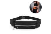 Sport & Fitness - Wozinsky Waist Bag Running Belt Black (WRBBK1) - 5907769306761