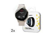 Mobil - Beskyttelsesglas - Wozinsky Full Glue Tempered Glass for Garmin Venu 3S 41mm (2 pcs) - 5907769366260