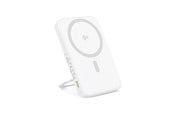 Powerbank - Baseus Qi2 Magnetic 20W with Stand Powerbank - Hvid - 5000 mAh - P10076800213-01