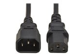 Strømkabel (intern) - Eaton Series PDU Power Cord C13 to C14 - 10A 250V H05VV-F 2 m (6.6 ft.) Black - P004-02M-EU