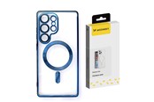 Mobil - Covers & Cases - Wozinsky Electroplated Case with Magsafe for Samsung Galaxy S25 Ultra - Blue - 5907769369810
