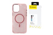 Mobil - Covers & Cases - Wozinsky Glitter Case with Mag Safe for Samsung Galaxy S25+ - Pink with Glitter - 5907769369896