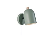 Lamper - Nordlux Gaston væglampe, støvet grøn - 2412671023