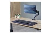 Musemåtte & tilbehør - Fellowes Breyta desk mat - 80 x 40 cm - rubber - black - 100139320