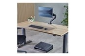 Musemåtte & tilbehør - Fellowes Breyta desk mat - 80 x 40 cm - rubber - sand - 100139324