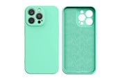 Mobil - Covers & Cases - Hurtel Silicone Case - iPhone 14 Plus Silicone Cover Mint Green - 9145576262313