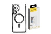 Mobil - Covers & Cases - Wozinsky Electroplated Case with Magsafe for Samsung Galaxy S25 - Black - 5907769370847