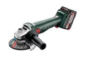 Vinkelsliber - Metabo W 18 L 9-125 QUICK - angle grinder - cordless - 125 mm - 2 batteries - 602249650