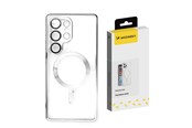 Mobil - Covers & Cases - Wozinsky Electroplated Magsafe Case for Samsung Galaxy S24 FE - Silver - 5907769371400