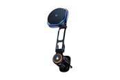 Mobil - Andet Tilbehør - Wozinsky WCT5-6S2Y Car Mount with Qi/MagSafe Induction Charger 15W with Air Vent Grille Fan - Black - 5907769372506