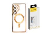 Mobil - Covers & Cases - Wozinsky Electroplated Case with Magsafe for Samsung Galaxy S25+ - Gold - 5907769370359