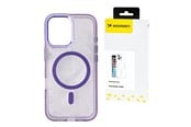 Mobil - Covers & Cases - Wozinsky Glitter Case MagSafe for Samsung Galaxy S24 FE - Purple with Glitter - 5907769370922