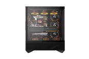 Kabinet - Darkflash DY460 Computer Case with 4 ARGB Fans - Kabinet - Sort - DY460 Black + 4 fans
