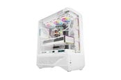 Kabinet - Darkflash DS900WS ATX Computer Case - Kabinet - Hvid - DY460 White + 4 fans