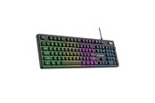 Tastatur - Wozinsky WKG-200 Keyboard with RGB Membrane Gaming Roller - Black (US International ISO) - Gaming Tastatur - US International - Sort - 5907769384165