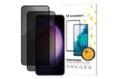 Mobil - Beskyttelsesglas - Wozinsky Privacy Glass Tempered Glass Privatizing For Samsung Galaxy M56 Set Of 2 - 5907769379840