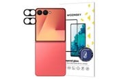 Mobil - Beskyttelsesglas - Wozinsky Black  Full Camera Glass for Samsung Galaxy Z Flip 7 Set of 2 - 5907769379956