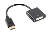 Skærmkabel - Lanberg - video adapter - DisplayPort to DVI-D - 10 cm - AD-0007-BK