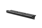 Netværkstilbehør - Lanberg Patch Panel 24-Port 1U 19" CAT.6 FTP - PPU6-1124-B