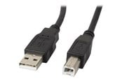 USB kabel - Lanberg - USB cable - USB to USB Type B - 50 cm - CA-USBA-11CC-0005-BK