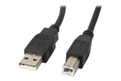 USB kabel - Lanberg - USB cable - USB to USB Type B - 1 m - CA-USBA-11CC-0010-BK