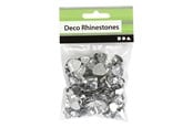 Kreativitet & Hobbyartikler - Creativ Company Rhinestones Silver Various 252 pcs. - 52242
