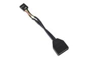 Skærmkabel - SilverStone - USB internal adapter - 19 pin USB 3.0 header to 9 pin USB header - G11303050-RT