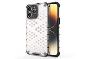 Mobil - Covers & Cases - Hurtel Honeycomb Case for iPhone 14 Pro Armored Hybrid Cover Transparent - 9145576266168