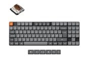 Tastatur - Keychron K13 Max QMK Wireless RGB Hot Swap Low Profile Brown - Gaming Tastatur - Uden Numpad - Nordisk - Sort - K13M-H3-BO